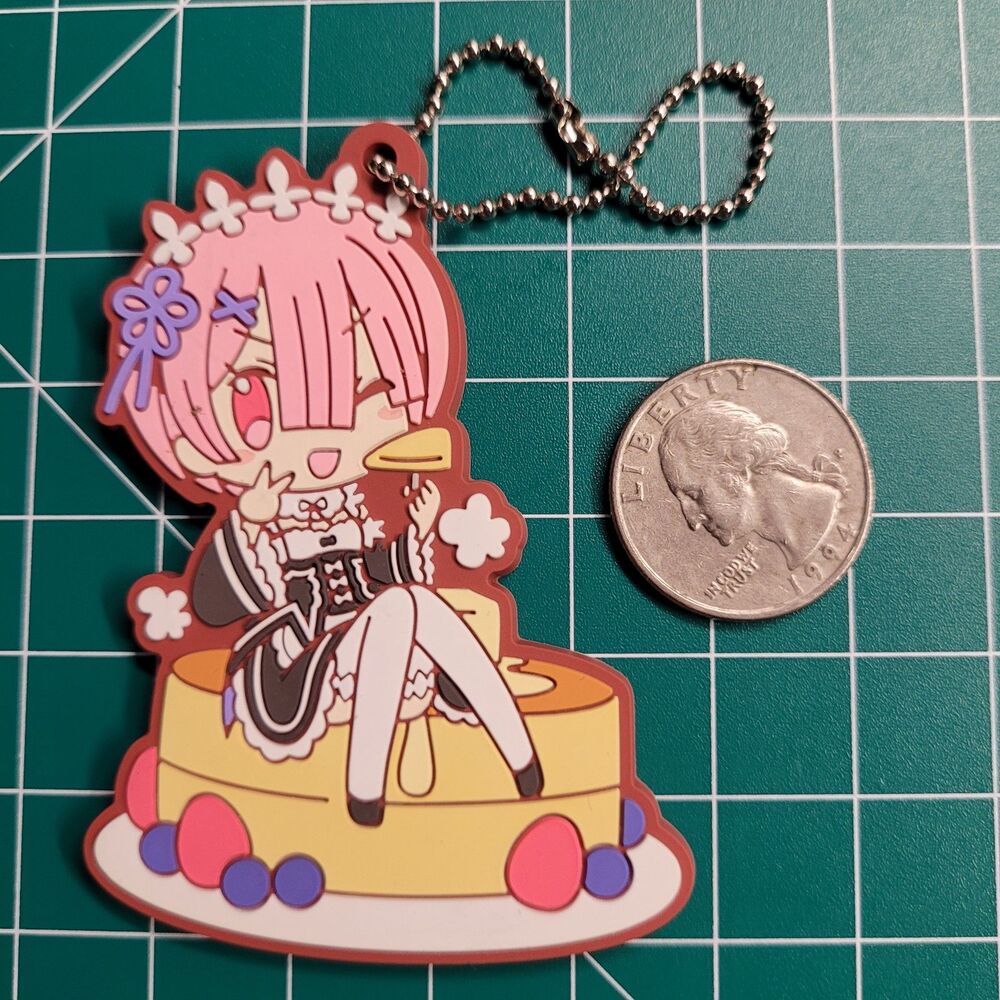 Ram - Re:Zero Ichiban Kuji Bandai Rubber Strap